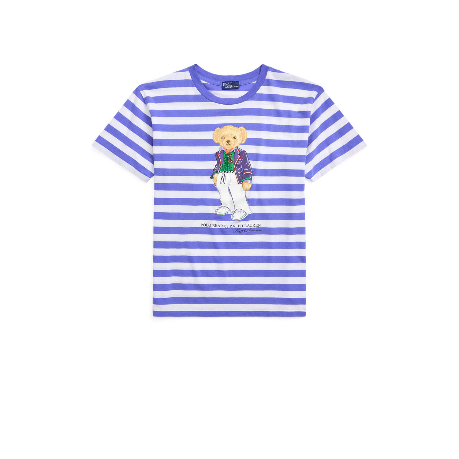 POLO Ralph Lauren gestreept T-shirt blauw wit