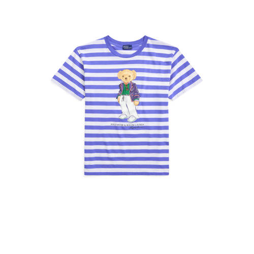POLO Ralph Lauren gestreept T-shirt blauw/wit