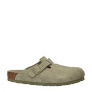 thumbnail: Birkenstock Boston  suède clogs taupe
