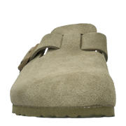 thumbnail: Birkenstock Boston  suède clogs taupe