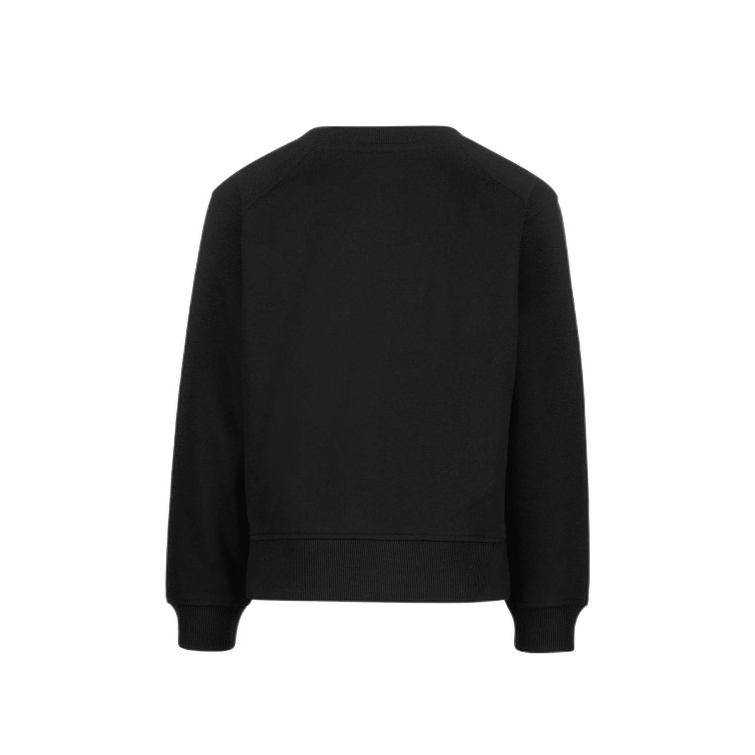Vingino sweater Nila met tekst zwart