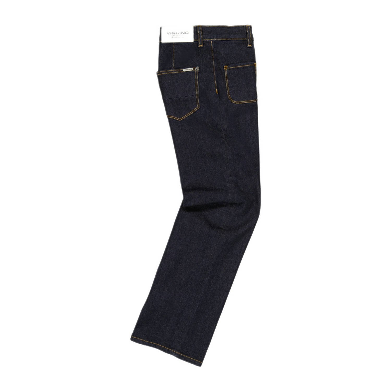 Vingino straight leg jeans Cato pocket dark blue denim