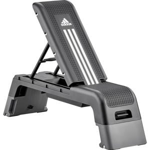 verstelbare aerobic step grijs/zwart