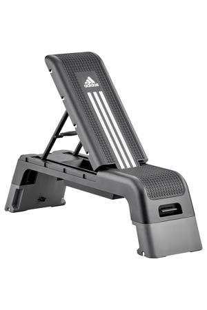 verstelbare aerobic step grijs/zwart