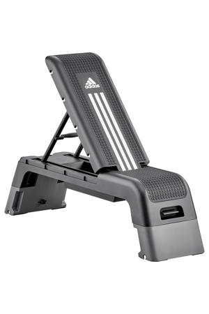 verstelbare aerobic step grijs/zwart