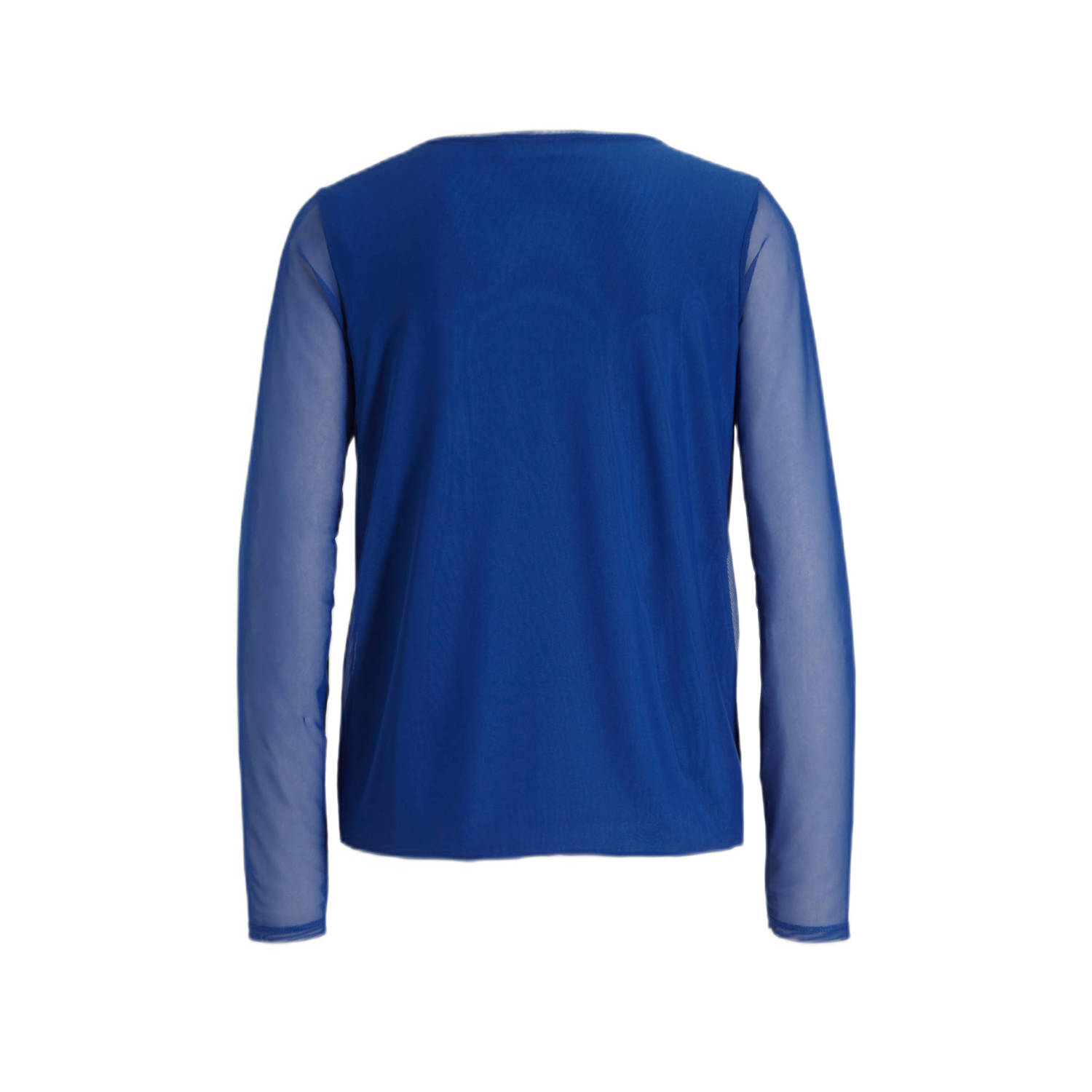 Imagine long sleeve mesh top blauw