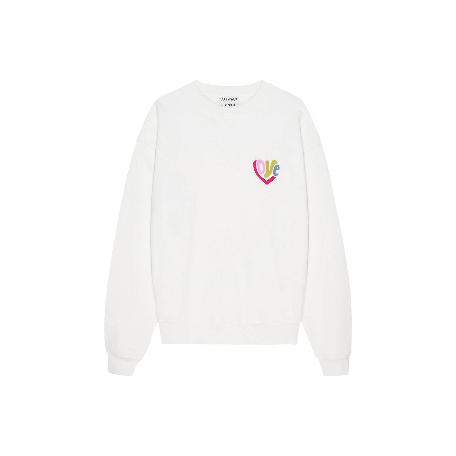 Catwalk Junkie sweater van biologisch katoen wit