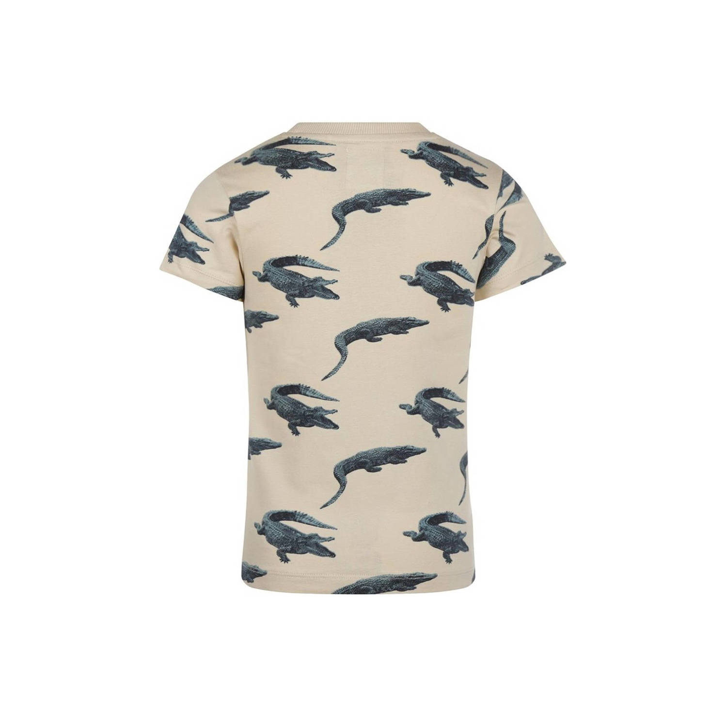 Koko Noko T-shirt met dierenprint wit