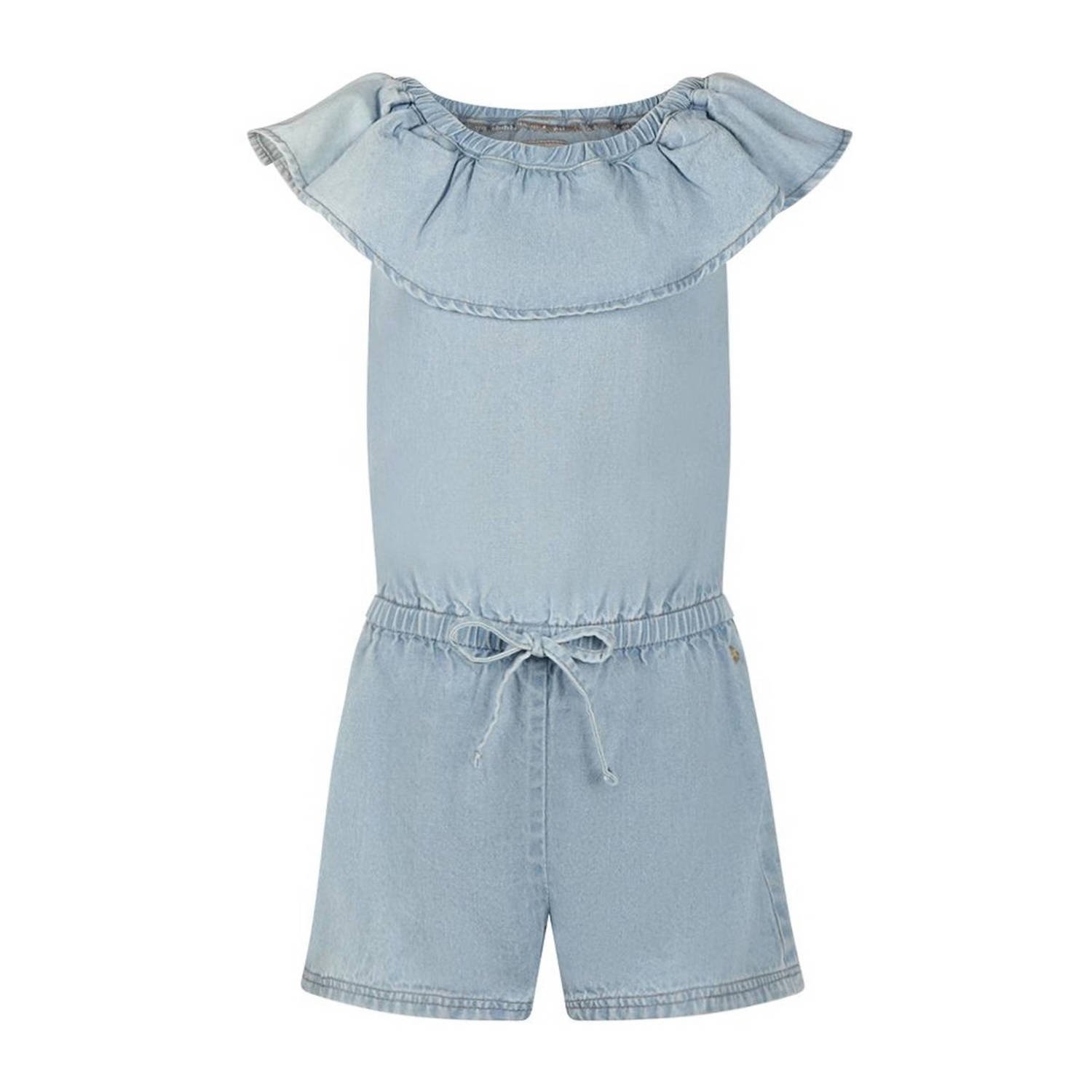 Koko Noko off shoulder jumpsuit blauw