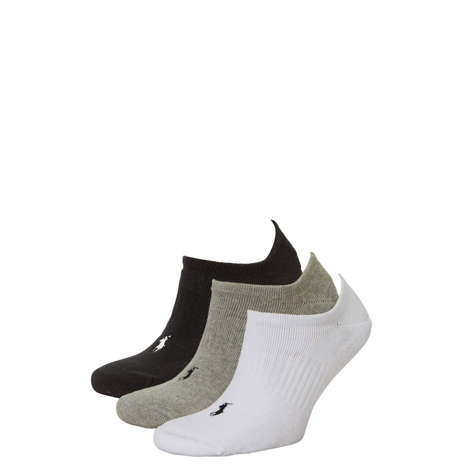 Polo Ralph Lauren Underwear Sneakersokken met labelstitching in een set van 6 paar