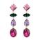Life of Bulu oorbellen Fancy Stones multi