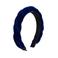 Life of Bulu velvet haarband donkerblauw