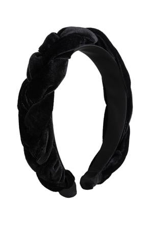 velvet haarband zwart
