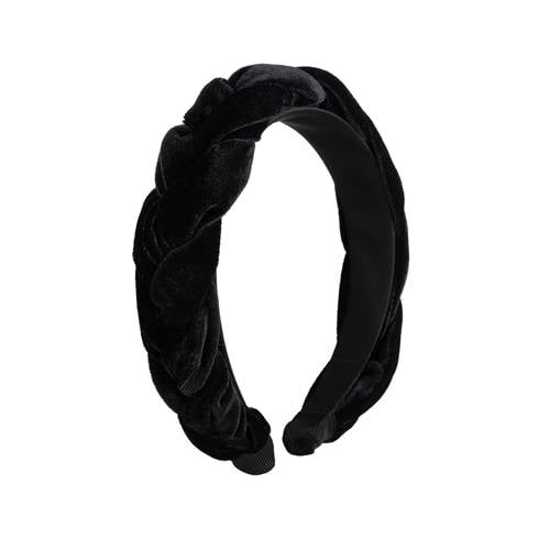 Life of Bulu velvet haarband zwart afbeelding