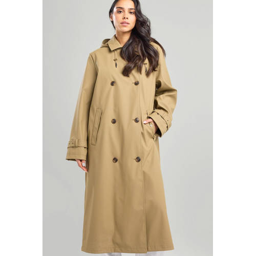 America Today Regenjas Joan van polyester kaki afbeelding