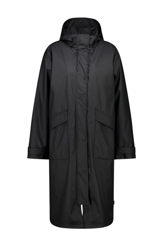 zwarte outdoor regenjassen dames