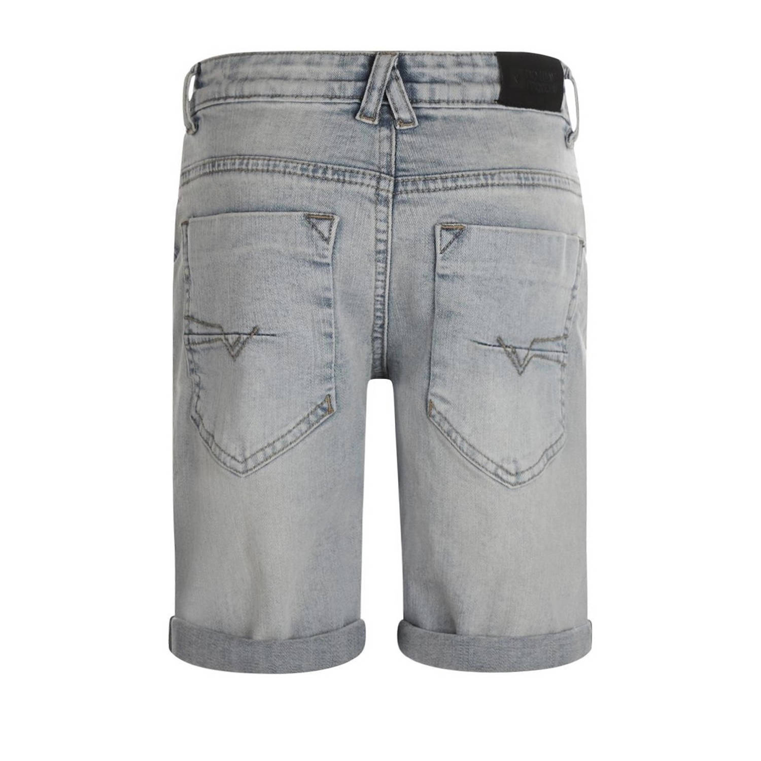 No Way Monday denim short blauw