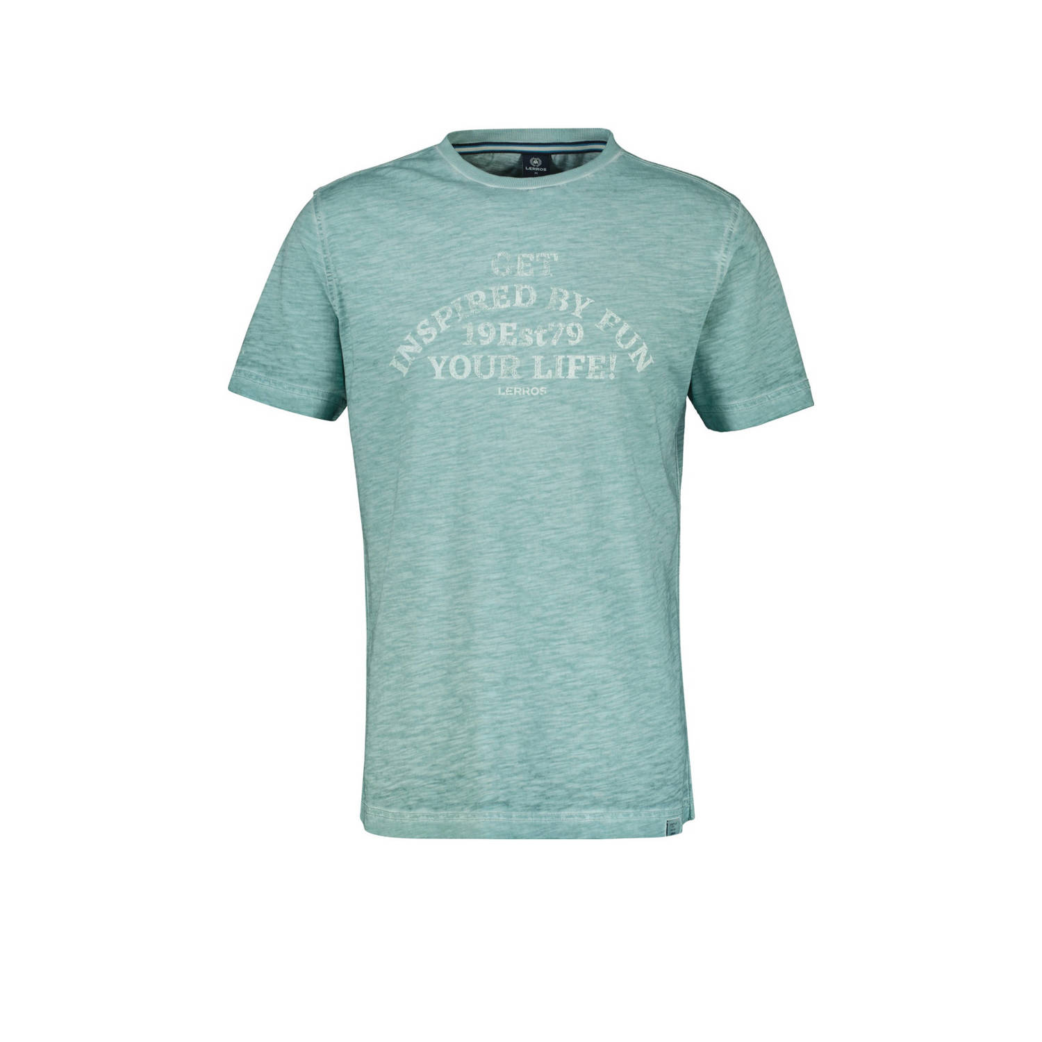 LERROS gemêleerd T-shirt 622 coastal sea blu