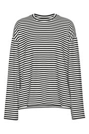 thumbnail: PIECES gestreepte longsleeve wit/zwart