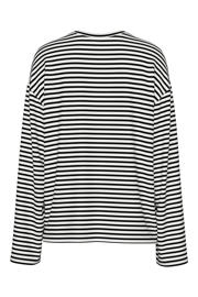 thumbnail: PIECES gestreepte longsleeve wit/zwart