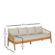 thumbnail: NOUS Garden loungebank Trenza