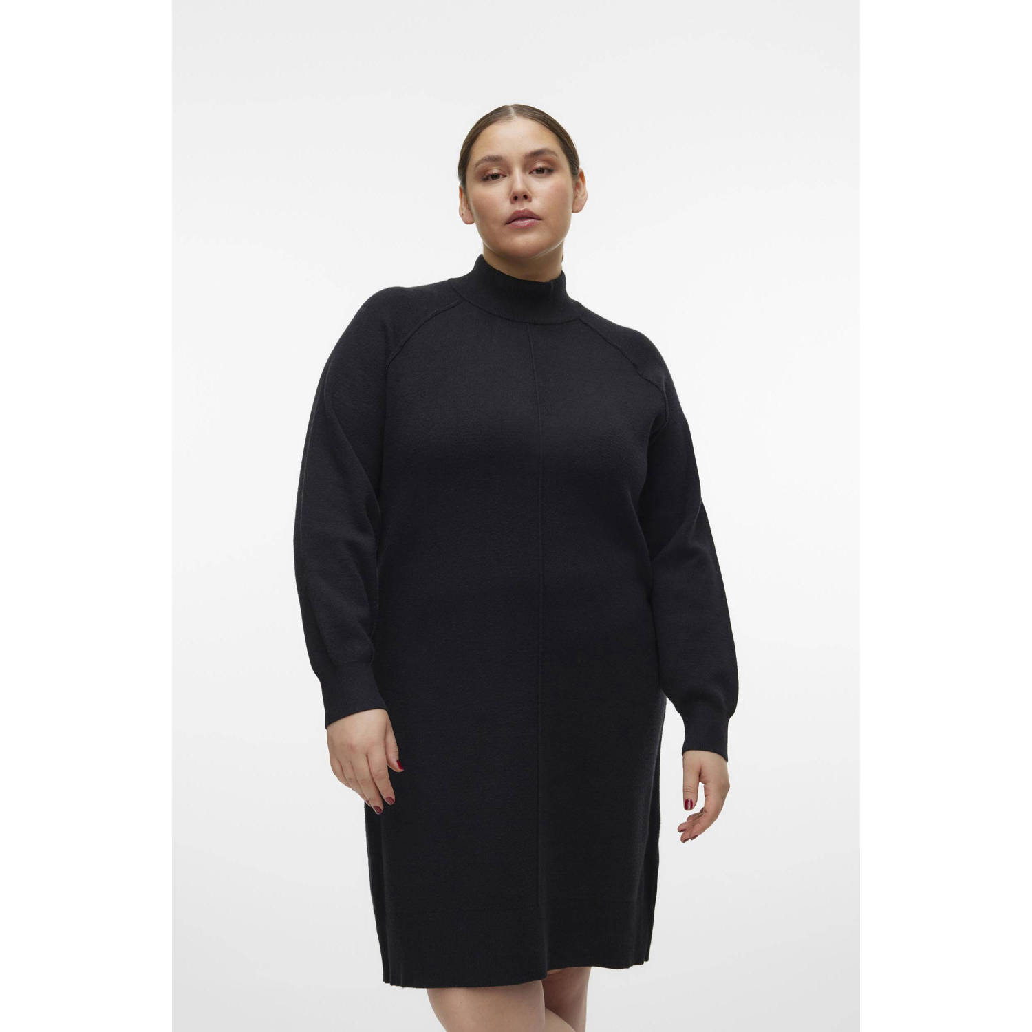 VERO MODA CURVE jurk VMCGOLD zwart