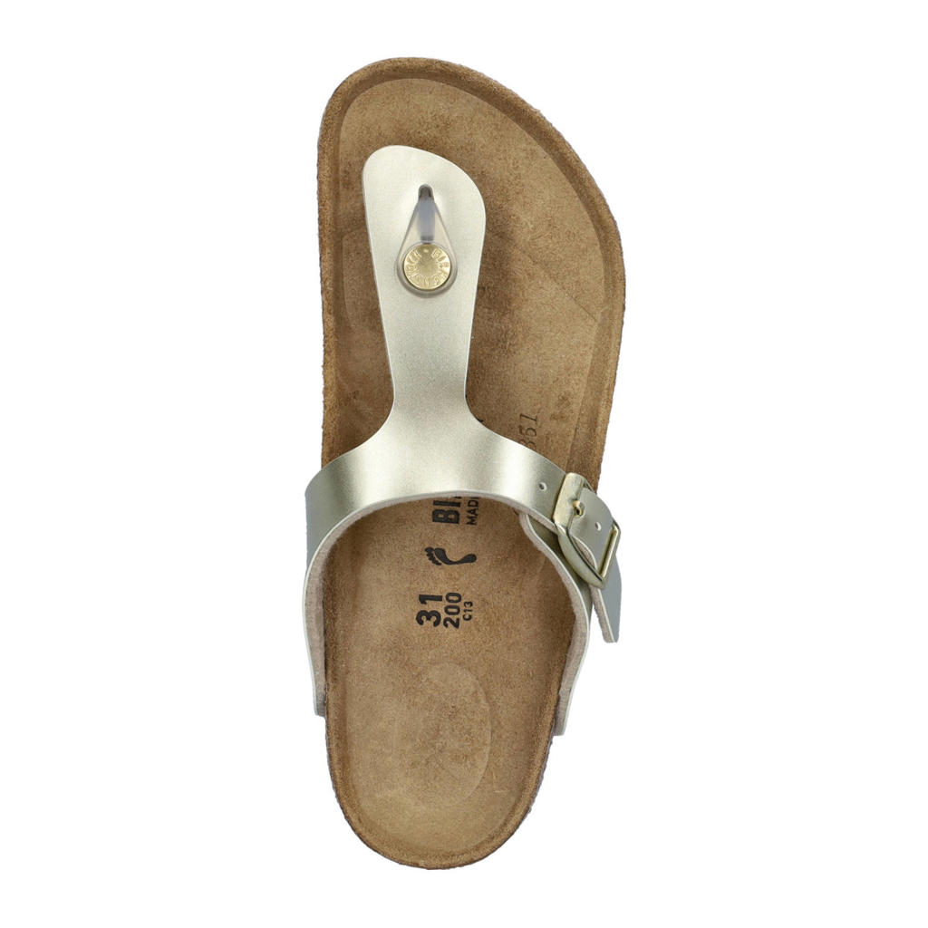 birkenstock gizeh goud