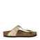 Birkenstock teenslippers goud metallic