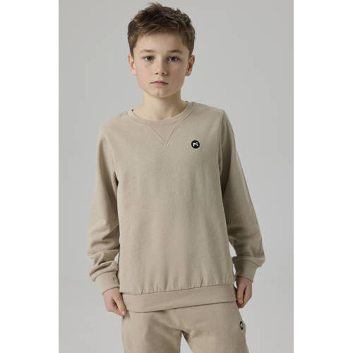 NAME IT KIDS sweater NKMVIMO lichtbruin afbeelding