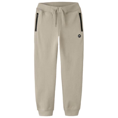 NAME IT KIDS joggingbroek NKMVIMO lichtbruin afbeelding