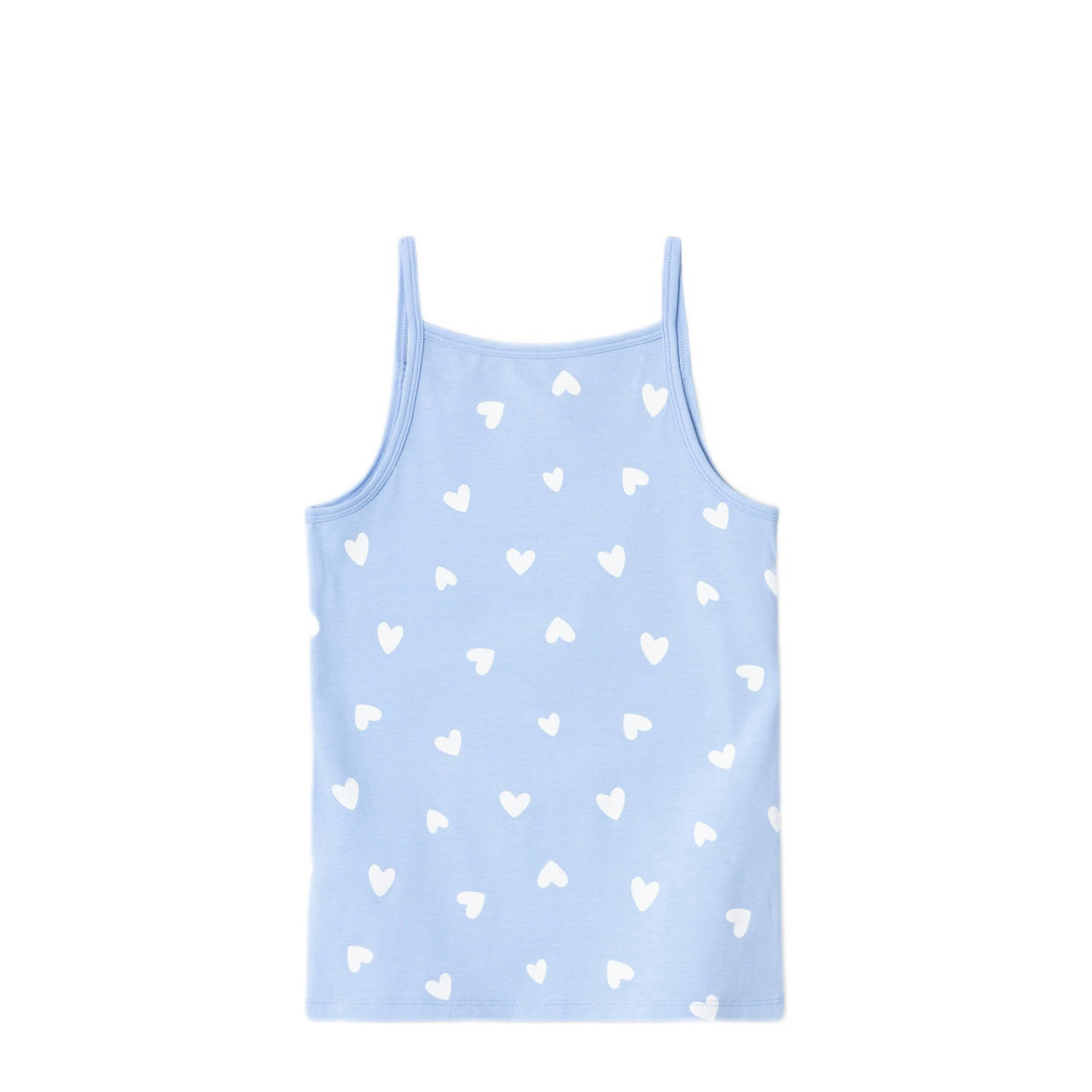 NAME IT KIDS singlet- set van 2 lichtblauw lichtroze wit