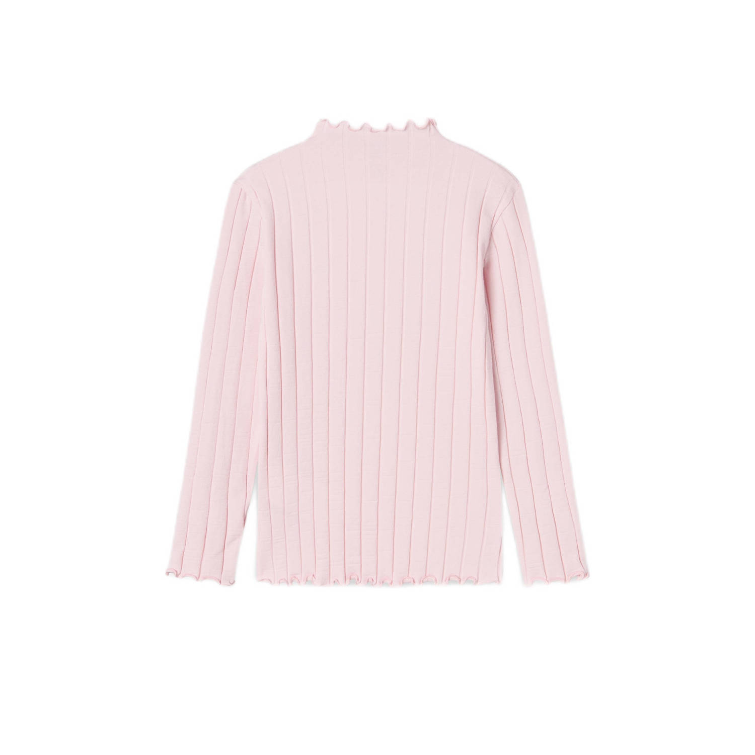 NAME IT KIDS top NKFNOLINE met katoen roze