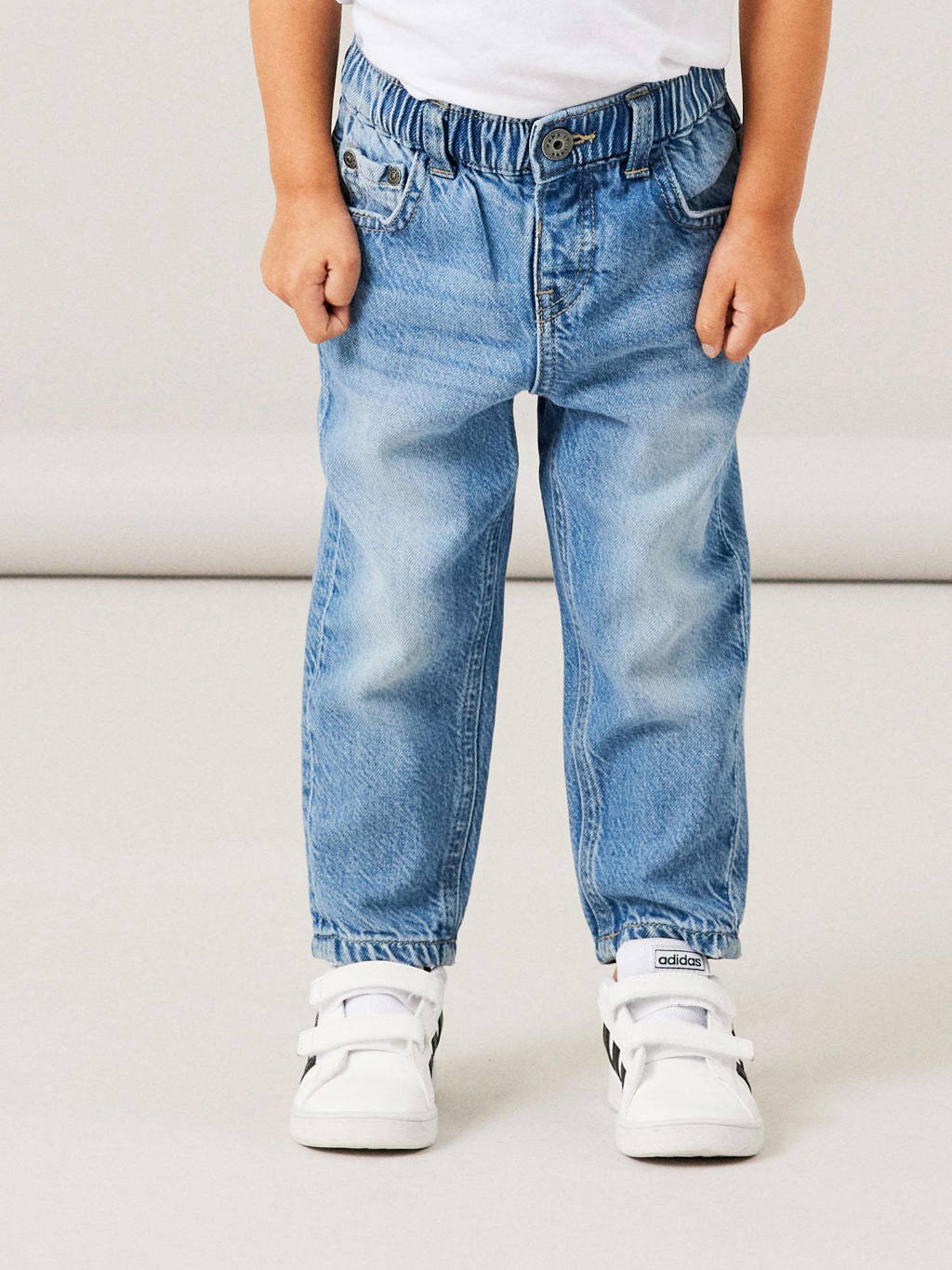 straight fit jeans NMNSYDNEY medium blue denim
