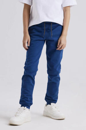 regular fit joggingbroek NKMSWEAT petrolblauw