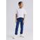 NAME IT KIDS regular fit joggingbroek NKMSWEAT petrolblauw