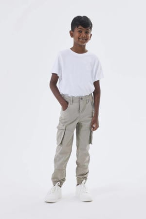 regular fit cargobroek NKMRYAN beige