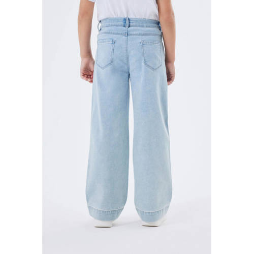 NAME IT KIDS wide leg jeans NKFROSE light blue denim afbeelding