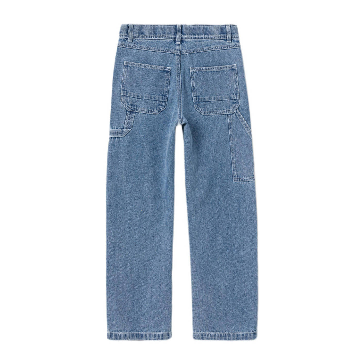 NAME IT KIDS straight leg jeans NKMRYAN medium blue denim