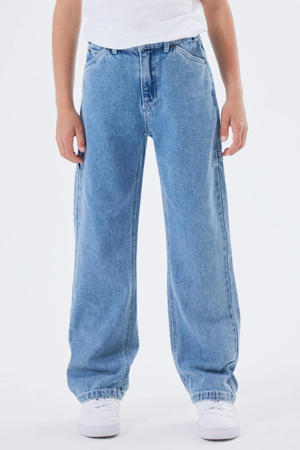 straight leg jeans NKMRYAN medium blue denim
