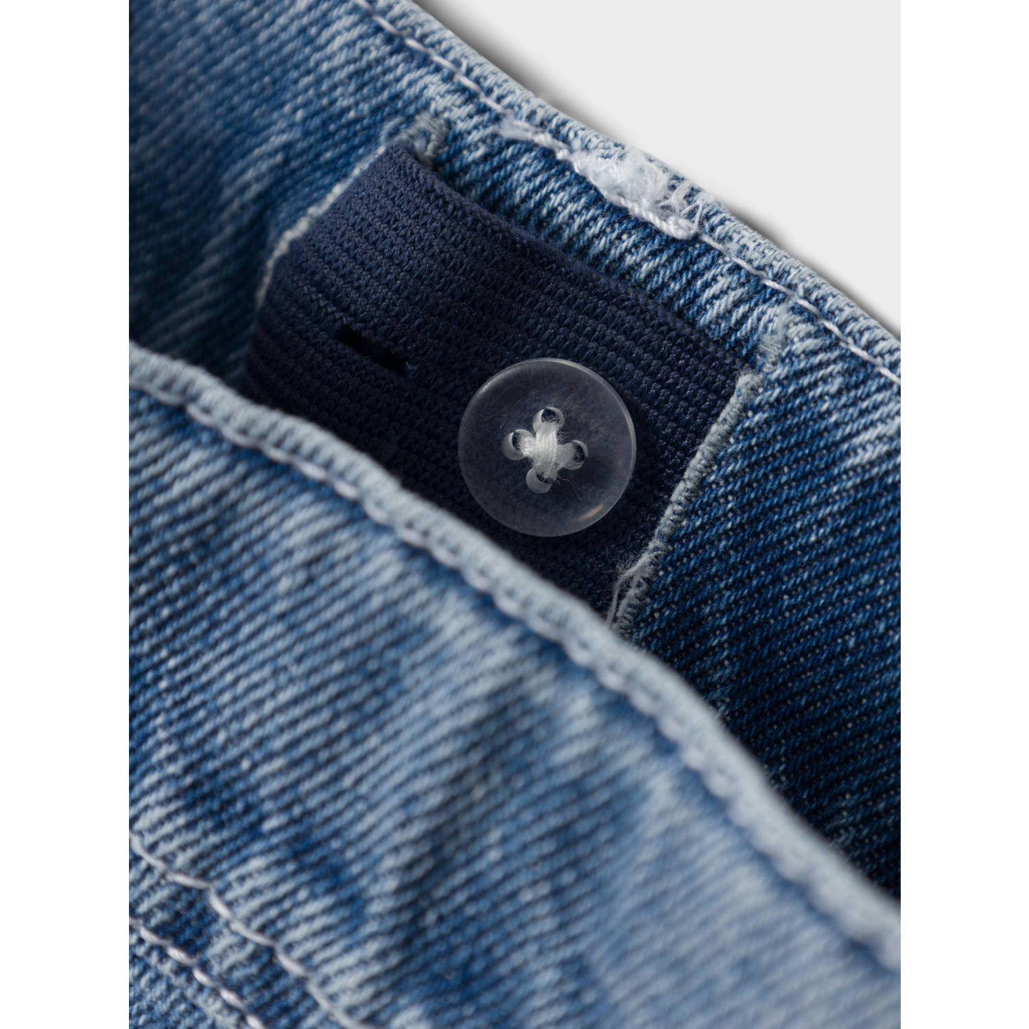 NAME IT KIDS straight leg jeans NKMRYAN medium blue denim