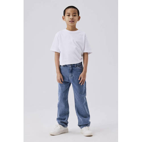 NAME IT KIDS straight leg jeans NKMRYAN medium blue denim afbeelding