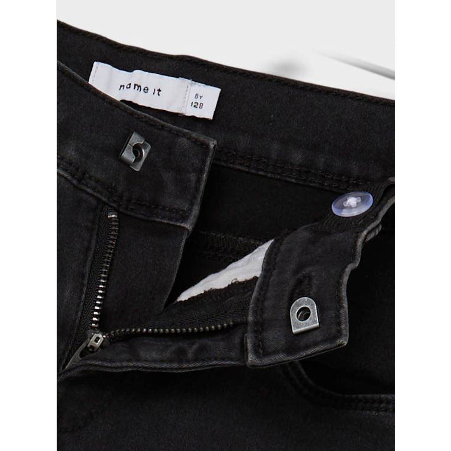 NAME IT KIDS slim fit jeans NKMROBIN black denim