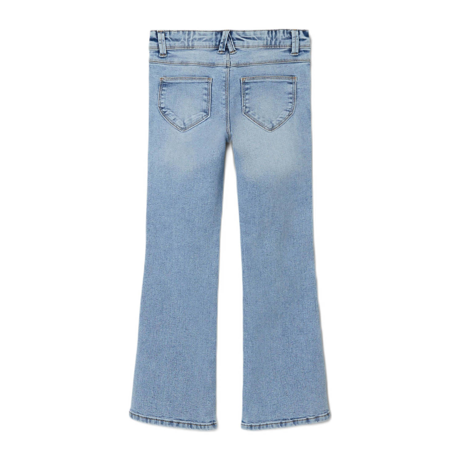NAME IT KIDS bootcut fit jeans NKFPOLLY light blue denim