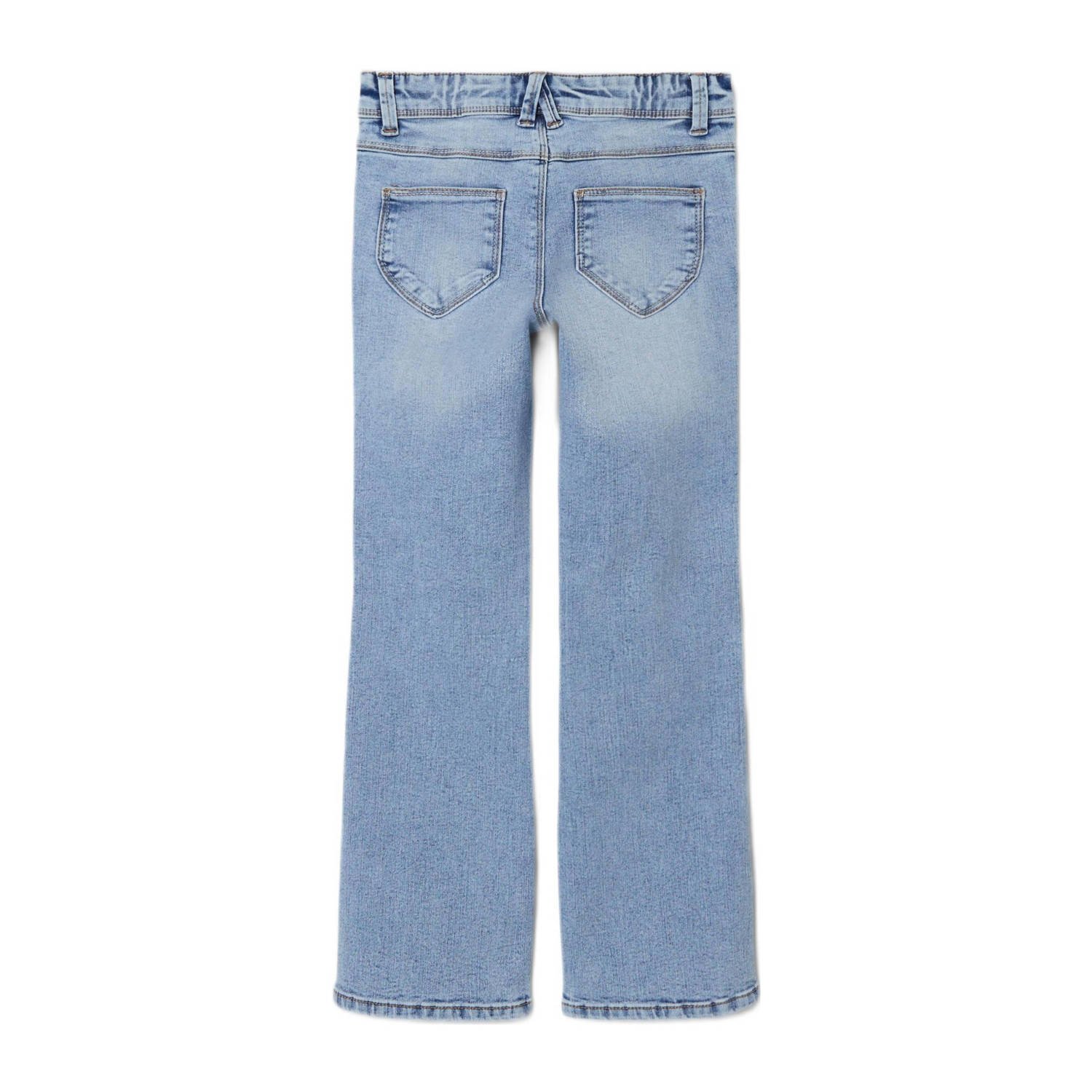 NAME IT KIDS straight fit jeans NKFPOLLY light blue denim