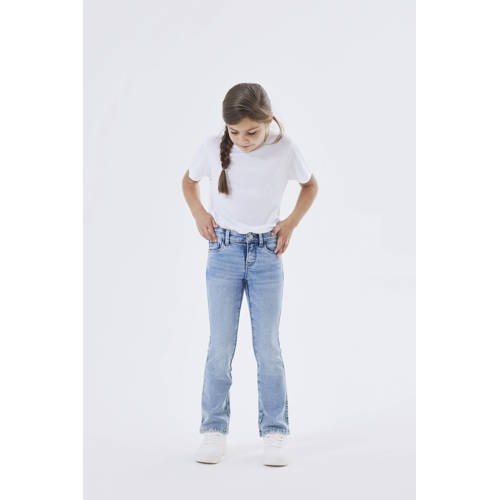 NAME IT KIDS bootcut fit jeans NKFPOLLY light blue denim afbeelding