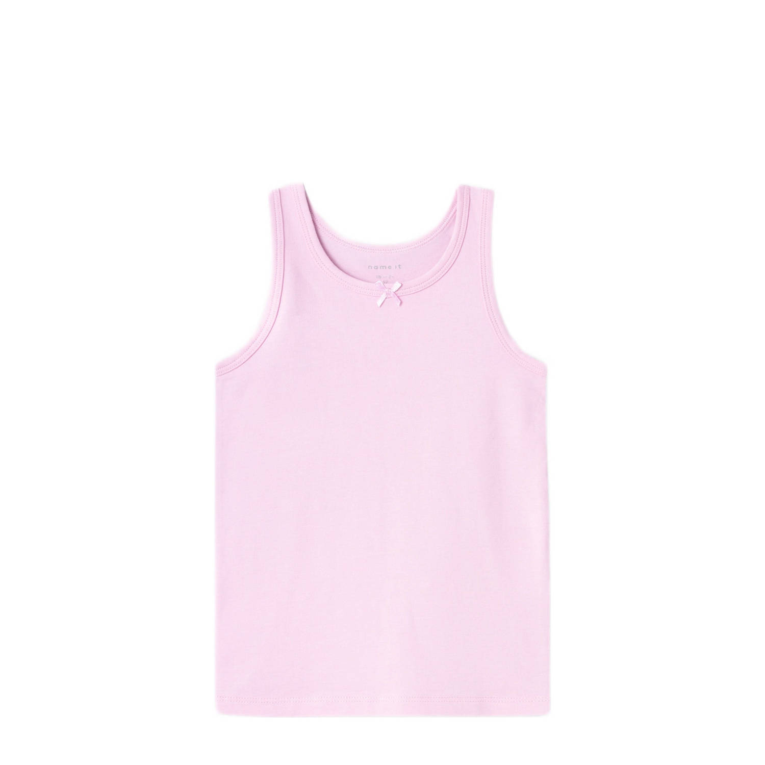 NAME IT MINI hemd NMFTANK TOP set van 2 roze