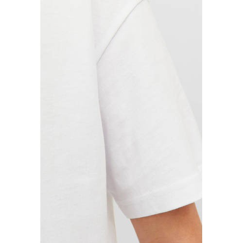 JACK & JONES JUNIOR T-shirt JJESTAR met tekst wit afbeelding
