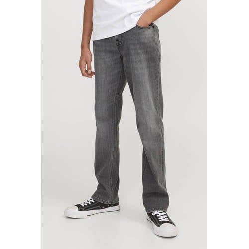 JACK & JONES JUNIOR regular fit jeans JJICLARK grey denim afbeelding
