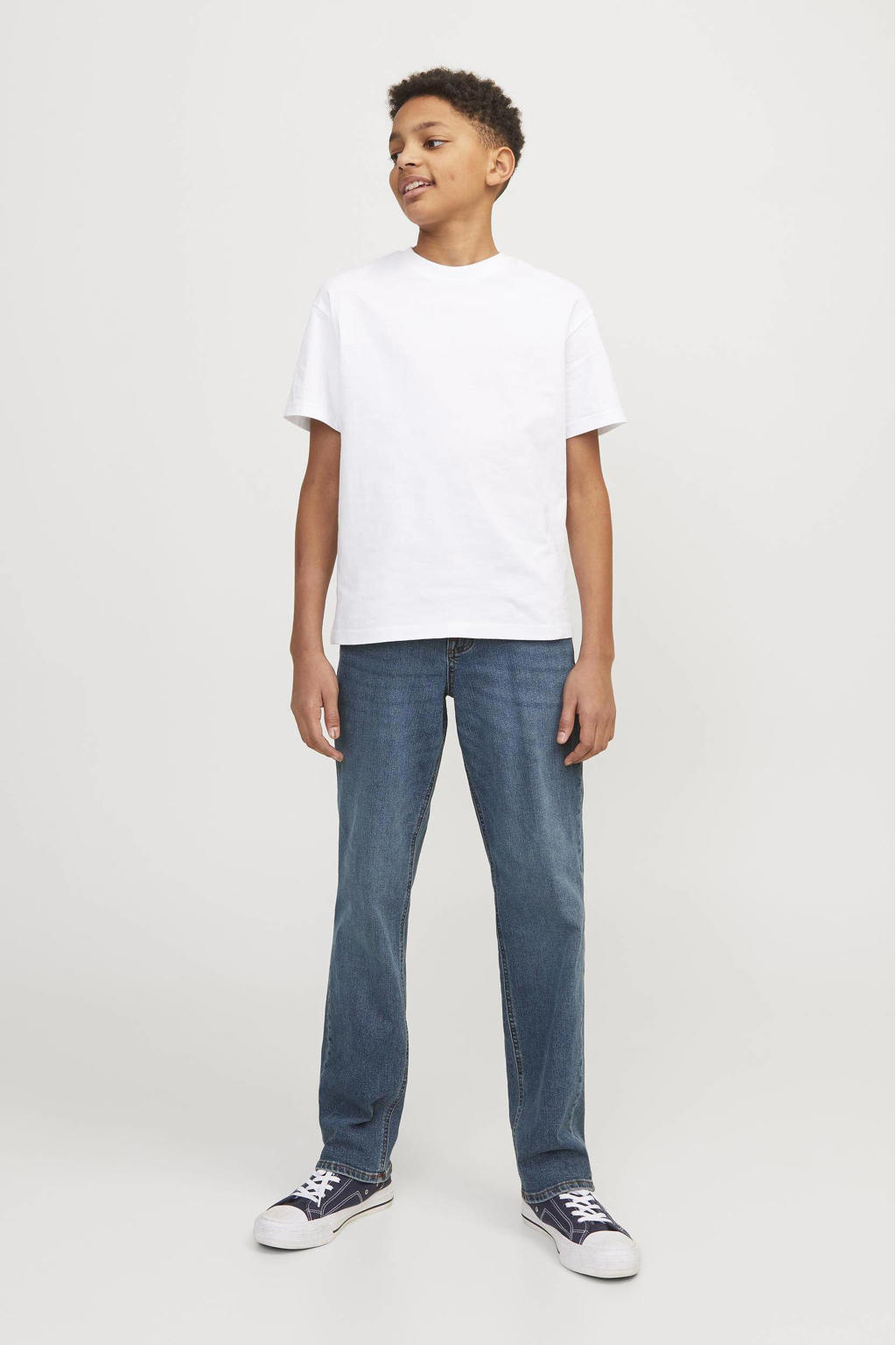JACK & JONES JUNIOR regular fit jeans JJICLARK medium blue denim