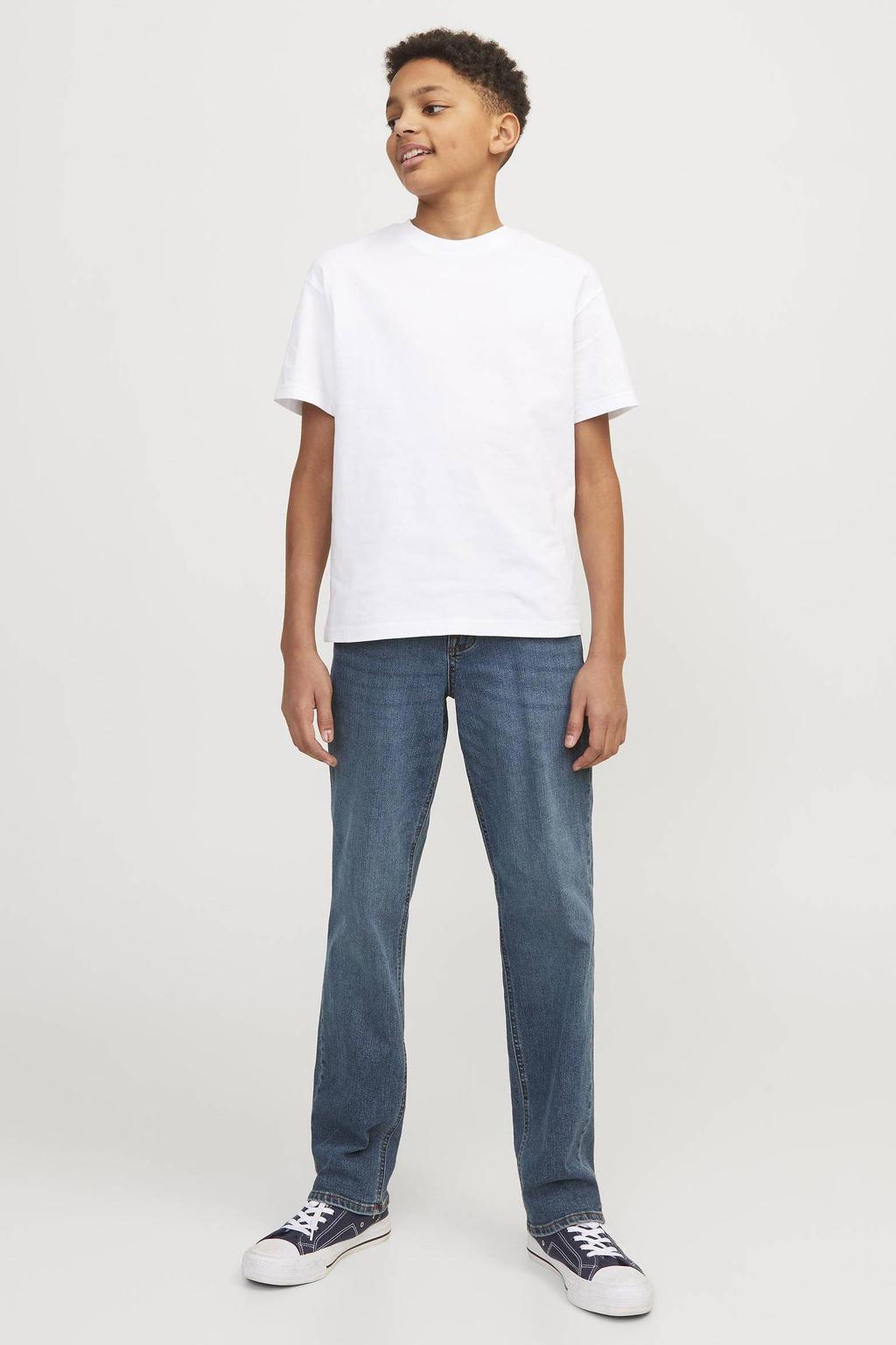 JACK & JONES JUNIOR regular fit jeans JJICLARK medium blue denim